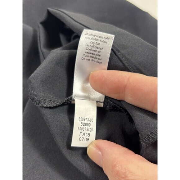 Athleta Initiative Sleeveless Dress Black Small High Neck Exposed Zipper - Picture 7 of 11